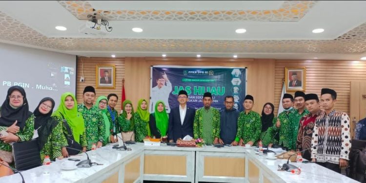 Terima Audiensi PGIN, Kiai Maman Janji Perjuangkan Nasib Guru Inpassing