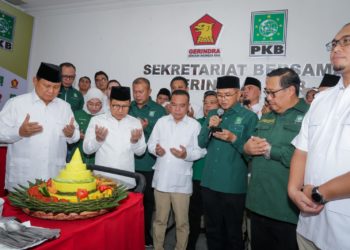 Doa Kiai Maman di Peresmian Sekber Gerinda PKB, ” Ya Allah jadikan Prabowo Muhaimin Presiden dan Wapres RI 2024″
